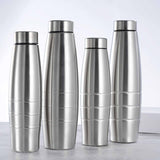 Maxbell Stainless Steel Water Bottle Single Wall Sports Bottle for Juice Running Gym 650ML