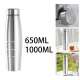 Maxbell Stainless Steel Water Bottle Single Wall Sports Bottle for Juice Running Gym 650ML
