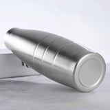 Maxbell Stainless Steel Water Bottle Single Wall Sports Bottle for Juice Running Gym 650ML