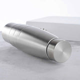 Maxbell Stainless Steel Water Bottle Single Wall Sports Bottle for Juice Running Gym 1000ML