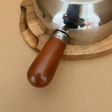 Maxbell Milk Heating Pot Portable Non Slip Kitchen Cookware for Heating Oil Pot Silver with Lid