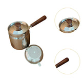 Maxbell Oil Strainer Pot and Lid Stainless Steel Frying Pot for Camping Frying Party with Filter