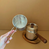 Maxbell Oil Strainer Pot and Lid Stainless Steel Frying Pot for Camping Frying Party with Basket