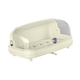 Maxbell Cup Storage Holder Dish Drainer with Clear Lid for Dishes Coffee Mug Bowls Beige