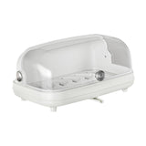 Maxbell Cup Storage Holder Dish Drainer with Clear Lid for Dishes Coffee Mug Bowls White
