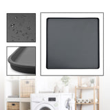 Maxbell Washer Protector Mat Waterproof Protective Mat for Kitchen Laundry Room Home Black