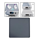 Maxbell Washer Protector Mat Waterproof Protective Mat for Kitchen Laundry Room Home Black