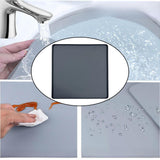 Maxbell Washer Protector Mat Waterproof Protective Mat for Kitchen Laundry Room Home Black