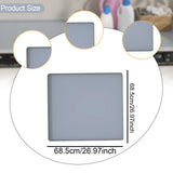 Maxbell Washer and Dryer Topper Cover Raised Edges Multiuse Boot Tray Protective Pad gray