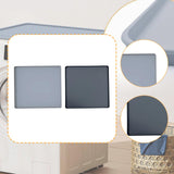 Maxbell Washer and Dryer Topper Cover Raised Edges Multiuse Boot Tray Protective Pad gray