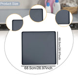Maxbell Washer and Dryer Topper Cover Raised Edges Multiuse Boot Tray Protective Pad black