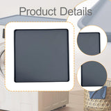 Maxbell Washer and Dryer Topper Cover Raised Edges Multiuse Boot Tray Protective Pad black