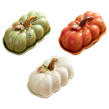 Maxbell Salad Plate with Lid Elegant Ceramic Dessert Plate for Party Cafe Restaurant Green