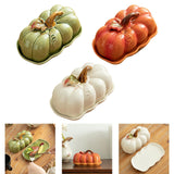 Maxbell Salad Plate with Lid Elegant Ceramic Dessert Plate for Party Cafe Restaurant Green
