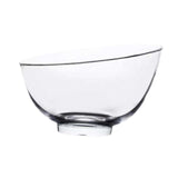 Maxbell 2 Pieces Glass Salad Bowls Glassware Clear for Fruit Dessert Kitchen Counter