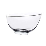 Maxbell 2 Pieces Glass Salad Bowls Glassware Clear for Fruit Dessert Kitchen Counter