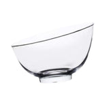Maxbell 2 Pieces Glass Salad Bowls Glassware Clear for Fruit Dessert Kitchen Counter