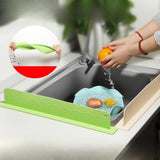 Maxbell Kitchen Water Splash Guard Sink Splashback for Dish Washing Bathroom Home Green