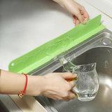 Maxbell Kitchen Water Splash Guard Sink Splashback for Dish Washing Bathroom Home Green