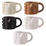 Maxbell Novelty Fist Coffee Mug Ceramic for Men Women Coffee Lover Gift Drinking Mug Beige