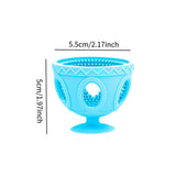 Maxbell 2Pcs Silicone Egg Brush Kitchen Gadgets for Fresh Eggs Rotating Egg Scrubber Blue