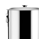 Maxbell Stainless Steel Bucket with Lid Practical Water Barrel for BBQ Party Picnics