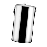 Maxbell Stainless Steel Bucket with Lid Practical Water Barrel for BBQ Party Picnics