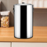 Maxbell Stainless Steel Bucket with Lid Practical Water Barrel for BBQ Party Picnics