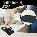 Maxbell Utensil Rest Counter Multiple Ladles Tongs Holder for Cooking Spatulas Forks