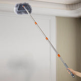 Maxbell Foldable Triangle Mop with Microfiber Pad Cleaning Mop for Tile Ceiling Wall