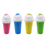 Maxbell Ice Slush Cup Homemade Fast Cooling Creative Milk and Ice Cream Make Holiday Rose Red