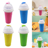 Maxbell Ice Slush Cup Homemade Fast Cooling Creative Milk and Ice Cream Make Holiday Rose Red