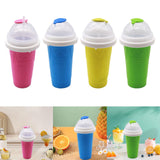 Maxbell Ice Slush Cup Homemade Fast Cooling Creative Milk and Ice Cream Make Holiday Rose Red
