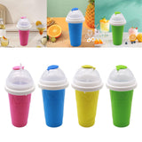 Maxbell Ice Slush Cup Homemade Fast Cooling Creative Milk and Ice Cream Make Holiday Rose Red