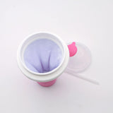 Maxbell Ice Slush Cup Homemade Fast Cooling Creative Milk and Ice Cream Make Holiday Rose Red