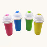 Maxbell Ice Slush Cup Homemade Fast Cooling Creative Milk and Ice Cream Make Holiday Rose Red