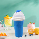 Maxbell Ice Slush Cup Homemade Fast Cooling Creative Milk and Ice Cream Make Holiday Blue