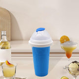 Maxbell Ice Slush Cup Homemade Fast Cooling Creative Milk and Ice Cream Make Holiday Blue