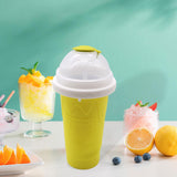 Maxbell Ice Slush Cup Homemade Fast Cooling Creative Milk and Ice Cream Make Holiday Yellow