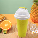 Maxbell Ice Slush Cup Homemade Fast Cooling Creative Milk and Ice Cream Make Holiday Yellow