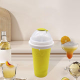 Maxbell Ice Slush Cup Homemade Fast Cooling Creative Milk and Ice Cream Make Holiday Yellow