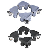Maxbell Appliance Dolly Cart Portable for Laundry Pedestal Refrigerator Washer Dryer Gray