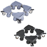Maxbell Appliance Dolly Cart Portable for Laundry Pedestal Refrigerator Washer Dryer Gray