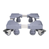 Maxbell Appliance Dolly Cart Portable for Laundry Pedestal Refrigerator Washer Dryer Gray