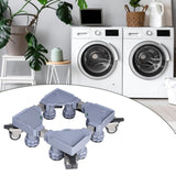 Maxbell Appliance Dolly Cart Portable for Laundry Pedestal Refrigerator Washer Dryer Gray