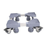 Maxbell Appliance Dolly Cart Portable for Laundry Pedestal Refrigerator Washer Dryer Gray