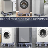 Maxbell Appliance Dolly Cart Portable for Laundry Pedestal Refrigerator Washer Dryer Gray