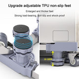 Maxbell Appliance Dolly Cart Portable for Laundry Pedestal Refrigerator Washer Dryer Gray
