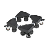 Maxbell Appliance Dolly Cart Portable for Laundry Pedestal Refrigerator Washer Dryer Black