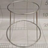 Maxbell Seafood Stand Set 2 Tier Round Sturdy Seafood Tray Rack for Wedding Birthday Shallow dish